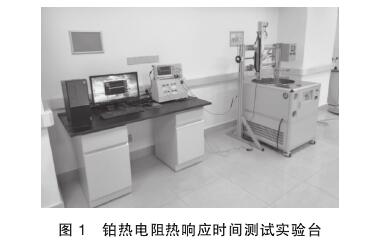 鉑熱電阻熱響應時間測試